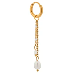Label Kiki Mermaid tail hoop gold KSH1751-GOLD