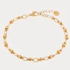 Label Kiki Oval loop bracelet gold KSA2981-GOLD