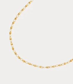 Label Kiki Oval loop necklace gold KSK1821-GOLD