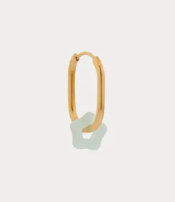 Label Kiki Oval mint hoop gold KSH2891-GOLD
