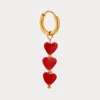 Label Kiki Queen of hearts hoop gold KSH2271-GOLD