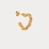 Label Kiki Twisted love hoop gold KSH2521-GOLD