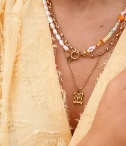 Label Kiki Viva necklace gold KSK1781-GOLD