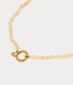 Label Kiki Yellow snake necklace gold KSK1741-GOLD