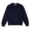 Lacoste Crew sweat navy blue