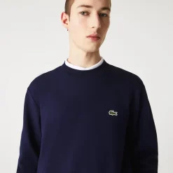 Lacoste Crew sweat navy blue
