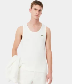 Lacoste Tee s/s flour white TH0030-70V