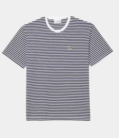 Lacoste Tee s/s white navy blue TH9749-522