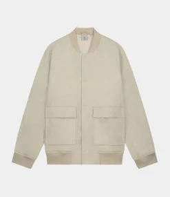 Law of the Sea Abyss short jacket sand melange LAW-10024-807