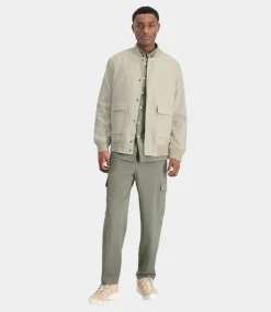 Law of the Sea Abyss short jacket sand melange LAW-10024-807