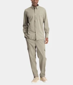 Law of the Sea Meri melange cargo pant feather gray LAW-10105-707