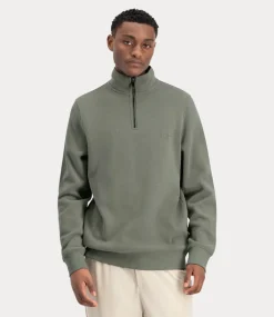 Law of the Sea Mind half zip sweater vetiver 10099-405