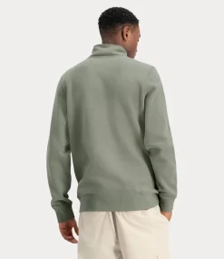 Law of the Sea Mind half zip sweater vetiver 10099-405