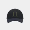 Les Deux Baseball Cap Suede II ivory dark navy LDM702003-215460