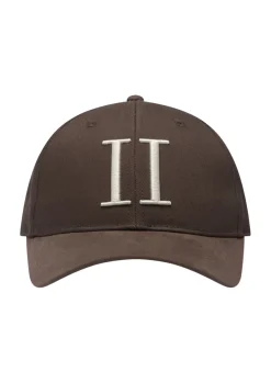 Les Deux Baseball Cap Suede II Coffee Brown