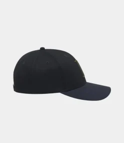 Les Deux Baseball Cap Suede II ivory dark navy LDM702003-215460