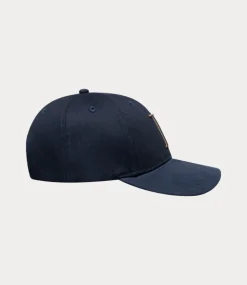 Les Deux Baseball Cap Suede II dark navy/mountain grey LDM702003-460335