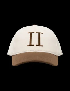 Les Deux Contrast Baseball Cap Ivory/Ebony Brown LDM702057-215856