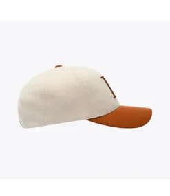 Les Deux Contrast Baseball Cap Ivory/Burnt Clay LDM702057-215807