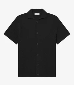 Les Deux Gespertus SS Knit Shirt black LDM310157-100100