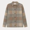 Les Deux jermaine overshirt light desert sand desert taupe LDM640110-817839