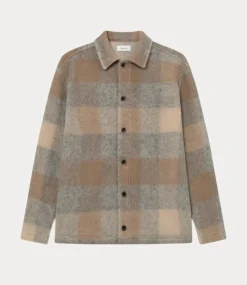 Les Deux jermaine overshirt light desert sand desert taupe LDM640110-817839