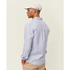 Les Deux kristian linen b.d. shirt summer sky LDM410150-466466
