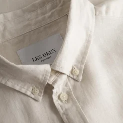Les Deux Kristian Linen B.D. Shirt Ivory
