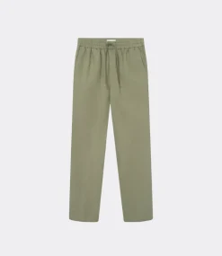 Les Deux Linen Pants lichen green LDM510162-510510