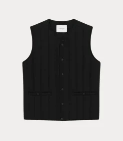 Les Deux martin vest black LDM630032-100100