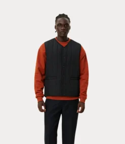 Les Deux martin vest black LDM630032-100100