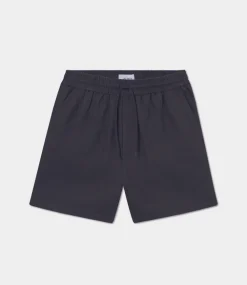 Les Deux otto linen shorts dark navy 1000094-460