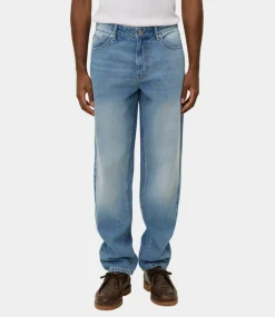 Les Deux ryder washed denim pants light blue blue wash 1000080-462