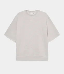 Les Deux Sully Patch SS Sweatshirt grey melange LDM200188-320320