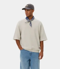 Les Deux Sully Patch SS Sweatshirt grey melange LDM200188-320320