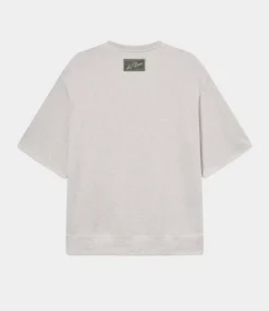 Les Deux Sully Patch SS Sweatshirt grey melange LDM200188-320320