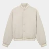 Les Deux Tech Varsity Jacket light sand LDM610187-815815