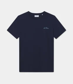 Les Deux wild flower t-shirt dark navy 1000218-460