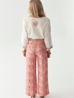 Maison Hotel Chikan blossom shyla blouse azzuro