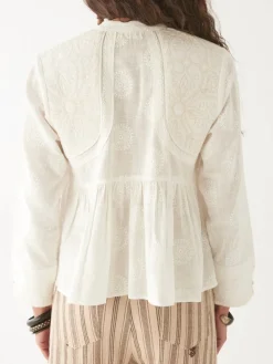Maison Hotel Mosaique ariana blouse ivory MOSAIQUE