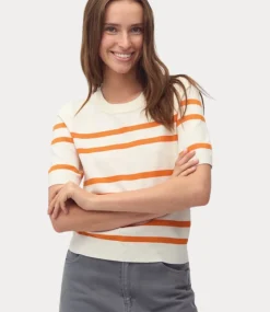 MbyM Carla-M Bravana Stripe Sugar Orange Peel Stripe 61489407-R97
