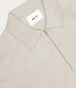 NN.07 Sergio Zip Polo 6605 light khaki 2386605611-114