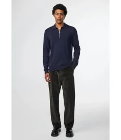 NN.07 Sergio zip polo multi navy 6605