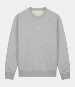Olaf block crewneck htr grey M200210-HTR GREY