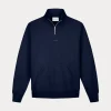 Olaf block zip mock neck navy M200201-NAVY