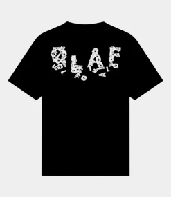 Olaf ink logo tee black M200109-BLACK