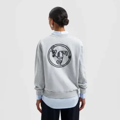 Olaf Nostalgia face crewneck htr grey W190202-HTR GREY