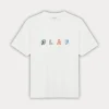 Olaf sans embro logo tee optical white M200105-OPTICAL WHITE