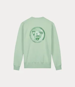 Olaf Signature logo crewneck pale green W200211-PALE GREEN