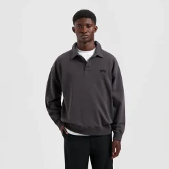 Olaf signature polo charcoal M190207-CHARCOAL